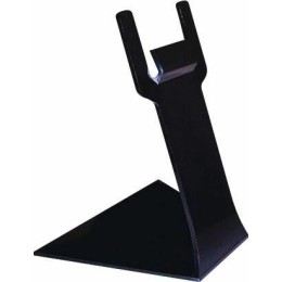 Support etiquette plastique noir 8,5 cm - par 10