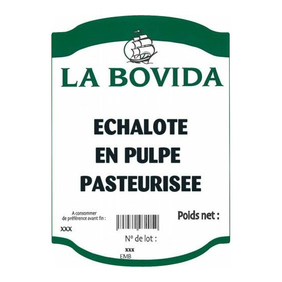 Echalote pulpe sterilisee - par 3 kg Echalote pulpe sterilisee - par 3 kg