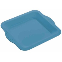 Assiette végétale réutilisable Lilitouch bleu 22 x 22 cm - par 15