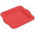 Assiette végétale réutilisable Lilitouch rouge 22 x 22 cm - par 15