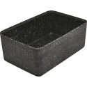 Bac kata crock mélamine noir 17,5 x 26 x 10 cm