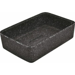Bac kata crock mélamine noir 17,5 x 26 x 7 cm
