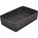Bac kata crock mélamine noir 17,5 x 26 x 7 cm