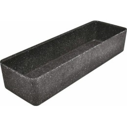 Bac kata crock mélamine noir 34,5 x 26 x 10 cm