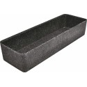 Bac kata crock mélamine noir 34,5 x 26 x 10 cm