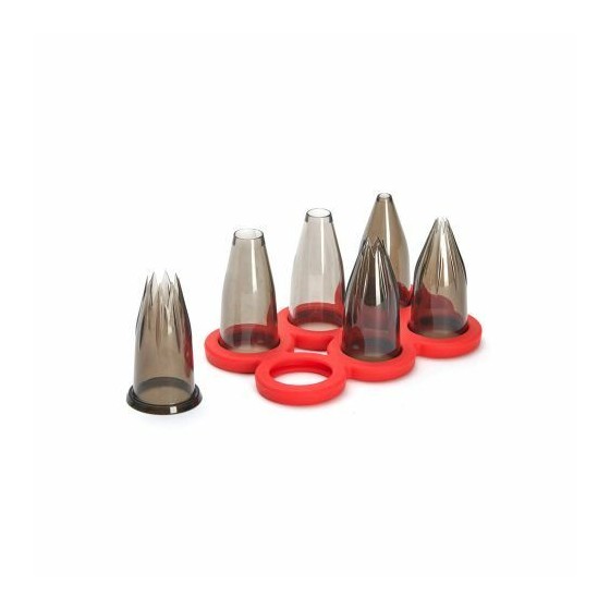 Lot De 6 Douilles à Trous Ronds - Acier Inoxydable, Tailles Graduées - Pour Décorer Gâteaux, Biscuits, Pâtisserie Maison