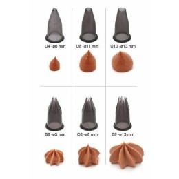 Douilles Classic Tritan et support pour tube - par 6