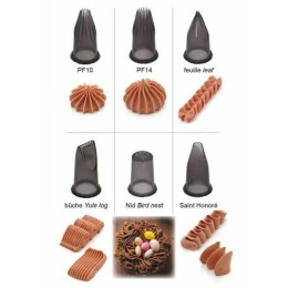 Douilles Créatif Tritan et support pour tube - par 6