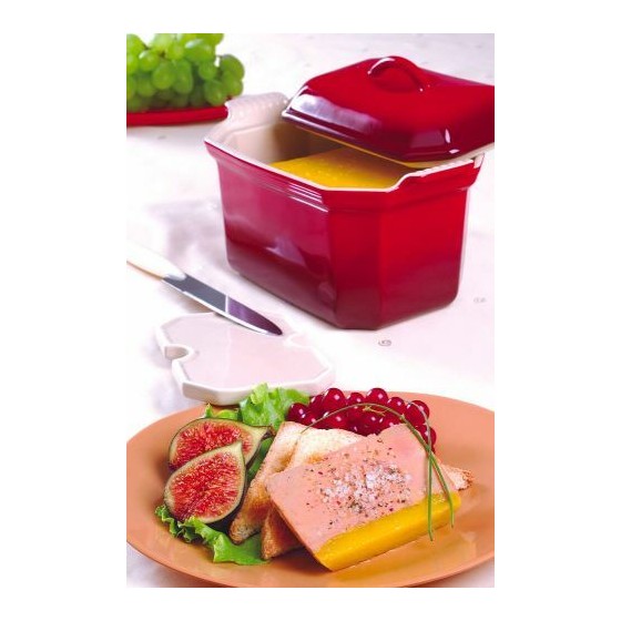 TERRINE A FOIE GRAS AVEC PRESSE CERISE 0.6L