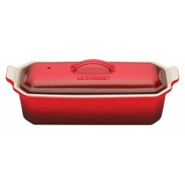 Terrine à foie gras rectangulaire cerise 1,1 L