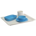 Plateau GN1/2 végétal réutilisable Lilitouch bleu - par 15
