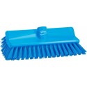 Balai brosse arrondi bleu fibres medium 26,5 cm