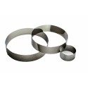 Cercle à mousse inox ø 18 x 4,5 cm