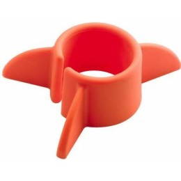 Support antidérapant orange pour yaourt ou compote - par 10
