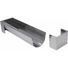 Gouttiere à buche ronde démontable 30 cm