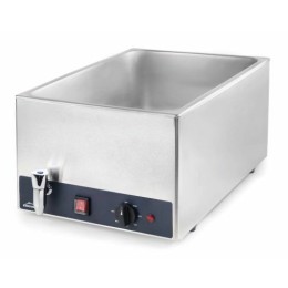 Bain marie électrique avec robinet GN1/1 15 cm