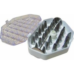 Coffret de 26 douilles fines inox