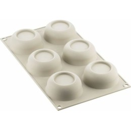Moule Silikomart 3D mini dot 6 empreintes  ø 7 cm H. 3 cm