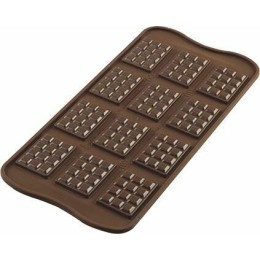 Moule mini tablette chocolat 12 emplacements Silikomart 2,5 x 3 cm