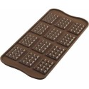 Moule mini tablette chocolat 12 emplacements Silikomart 2,5 x 3 cm