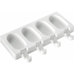 Moule Silikomart 4 mini glaces classic 7,3 x 3,8 x 2,5 cm