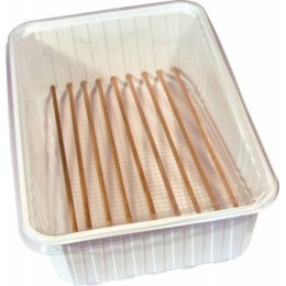 Barquette plastique à brochettes 270 cl - par 320
