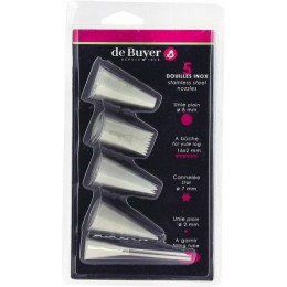 Douilles inox assorties - par 5