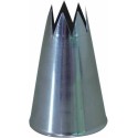 Douille cannelée D8 8 dents inox ø 1 cm