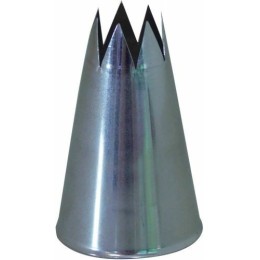 Douille cannelée E8 8 dents inox ø 1,2 cm