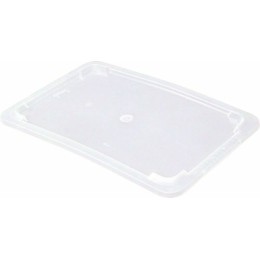 Couvercle transparent pour bac rectangulaire plat 5 L
