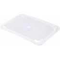 Couvercle transparent pour bac rectangulaire plat 5 L
