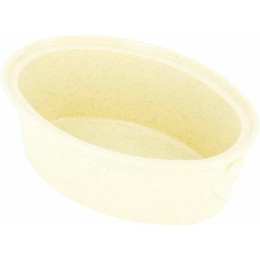 Terrine ovale plastique beige 30 cl /104