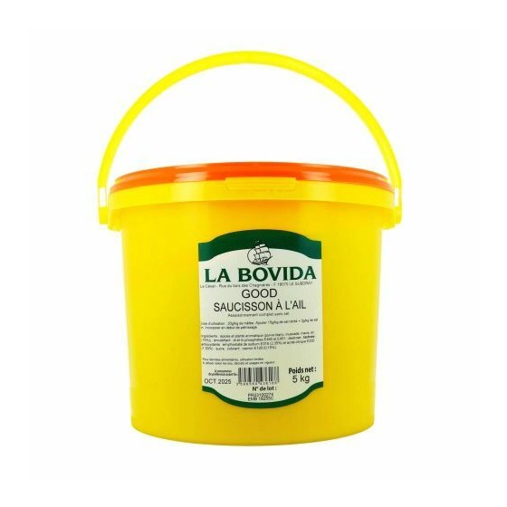 Good saucisson à l'ail - par 5 kg Good saucisson à l'ail - par 5 kg