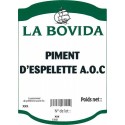 Piment d\'Espelette A.O.C. pulvérisé - par 250 g