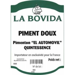 Piment rouge doux Quintessence - par 10 kg