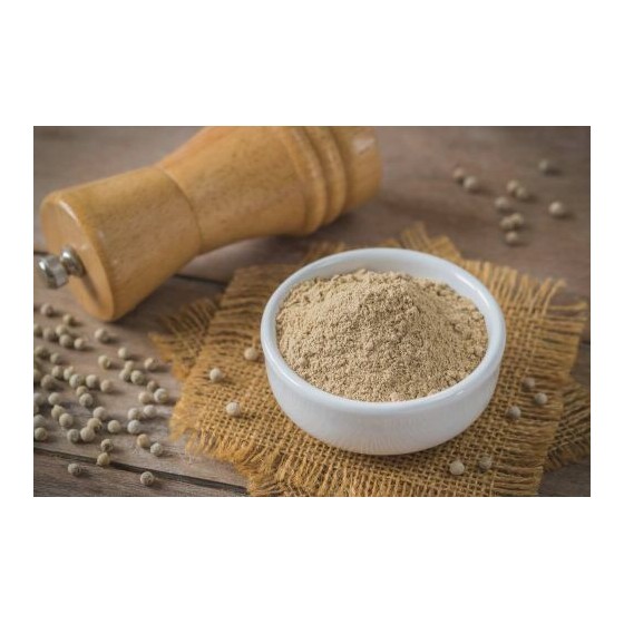 Poivre blanc pulvérisé - par 20 kg Poivre blanc pulvérisé - par 20 kg