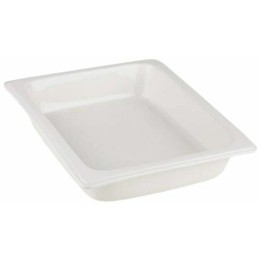 Plat porcelaine blanc GN 1/2 32,5 x 26,5 x 6,5 cm