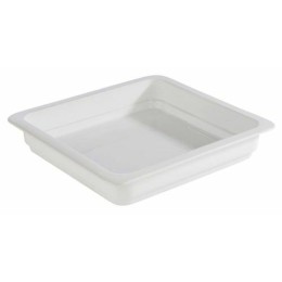 Plat porcelaine blanc GN 2/3 35,4 x 32,5 x 6,5 cm