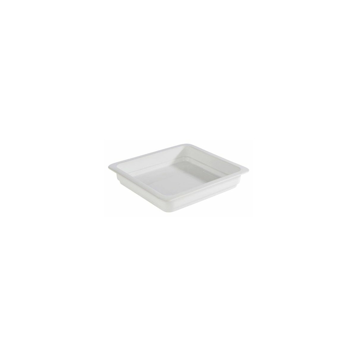 Plat porcelaine blanc gn 2 3 35 4 x 32 5 x 6 5 cm