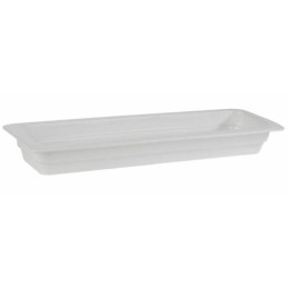 Plat porcelaine blanc GN 2/4 53 x 16,2 x 6,5 cm