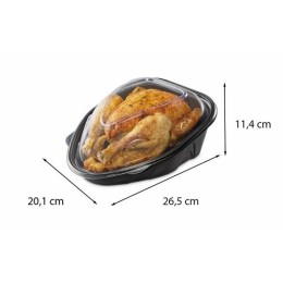 Boîte à poulet avec couvercle Avipack 2000 ml - par 150