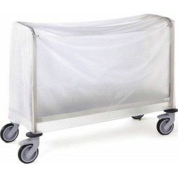 Housse PVC pour chariot env. 180 assiettes 103,5 x 41 x 62 cm