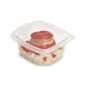 Barquette plastique avec couvercle 37,5 cl - par 900