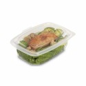 Barquette plastique avec couvercle 80 cl - par 300
