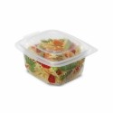 Barquette plastique avec couvercle 50 cl - par 600