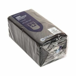 Serviette ouate noire 20 x 20 cm - par 100