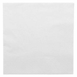 Serviette ouate blanche 25 x 25 cm - par 100
