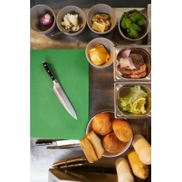 Planche de découpe PEHD verte 60 x 40 x 2 cm