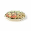 Assiette octogonale biodégradable 83 cl 230 x 230 x 30 mm - par 300