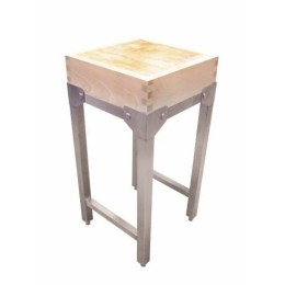 Piètement billot soudé 60 x 60 cm